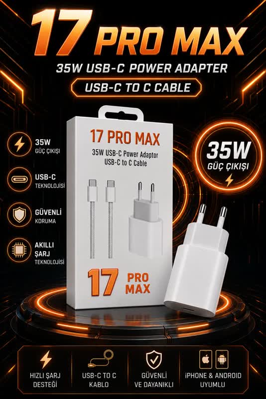 35W USB-C Hızlı Şarj Seti