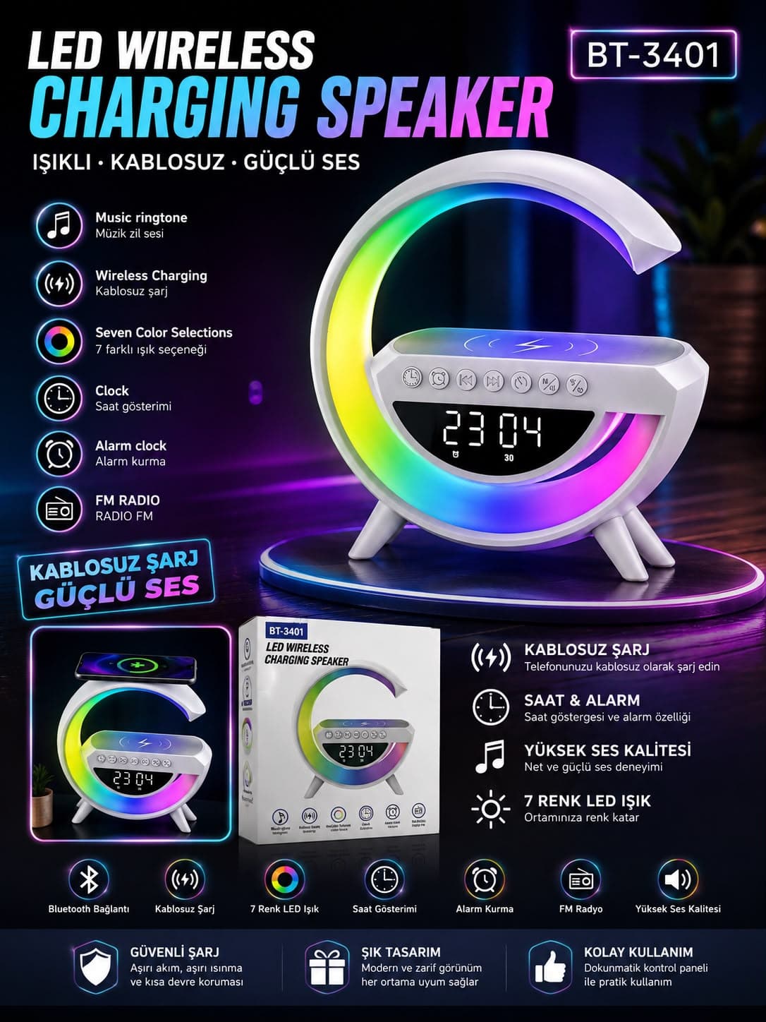Bomba Ürün Rgb - Güçlü Performans Hoparlör