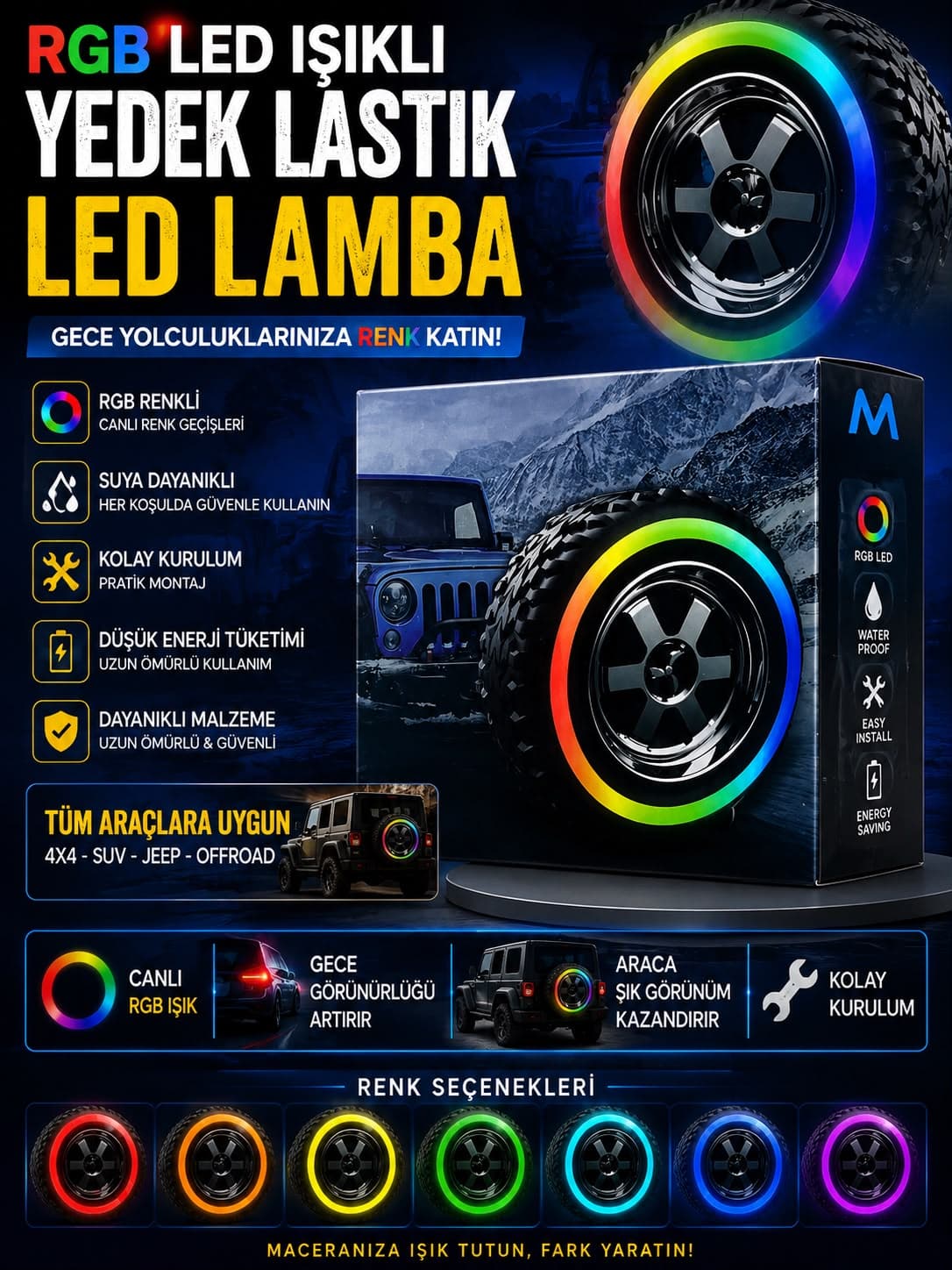 Teker Rgb - Güçlü Performans Hoparlör