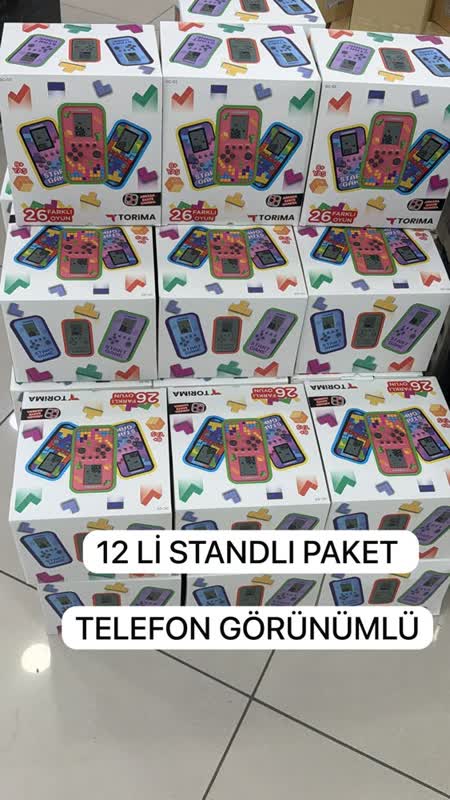 Klasik Tetris El Konsolu