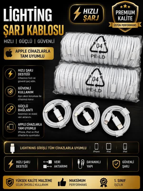Lightning Şarj Kablosu
