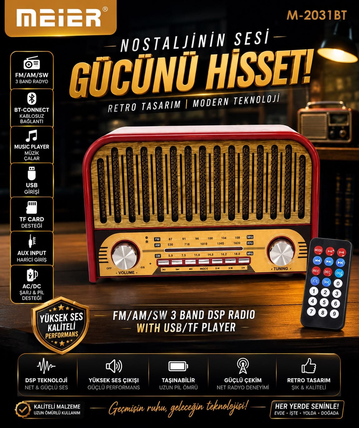 Orji̇nal Ses Kali̇teli̇ Ürün - Güçlü Performans Hoparlör - Görsel 1