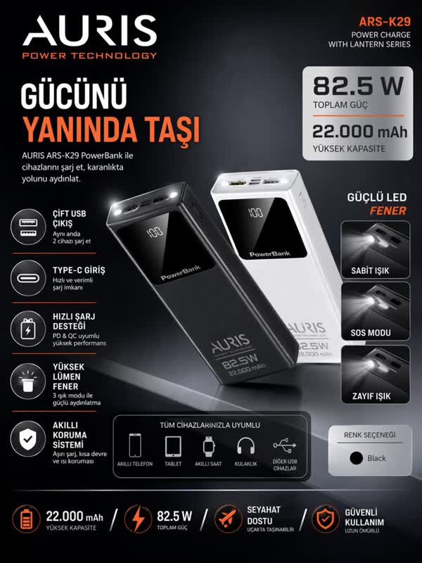 22.000 mAh Powerbank