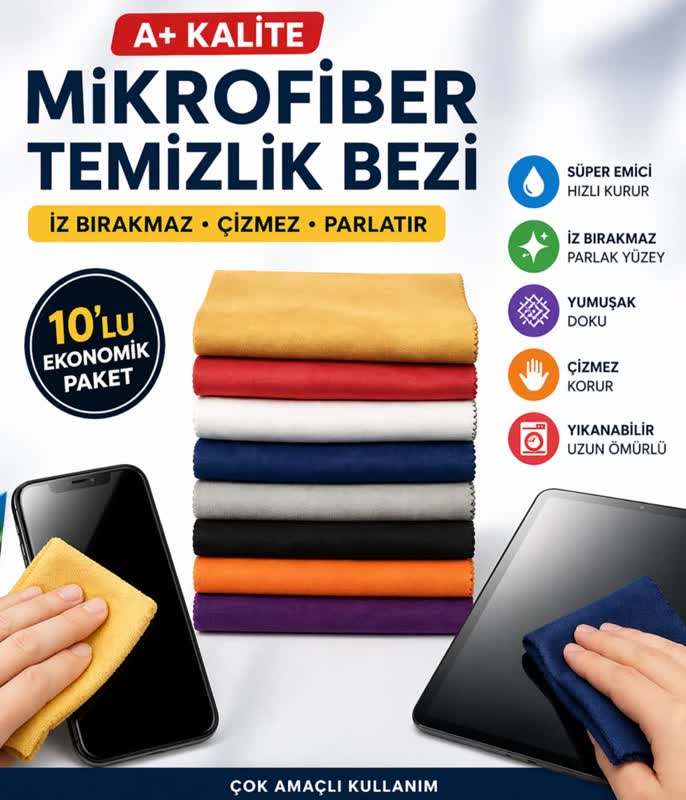 10 Parça Elektronik Temizlik Seti