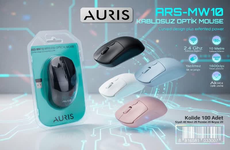 Renkli Kablosuz Mouse