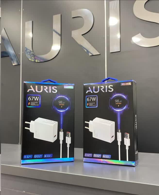 Auris 67W Type-C Hızlı Şarj Seti