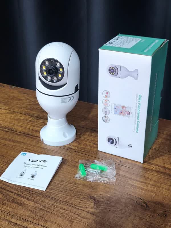 Wi-Fi Panoramik Ampul Güvenlik Kamerası