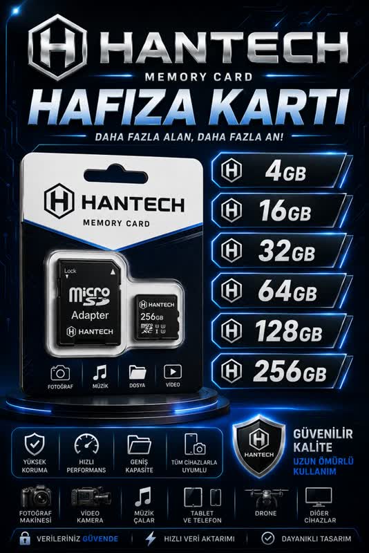 Hantech microSD Hafıza Kartı